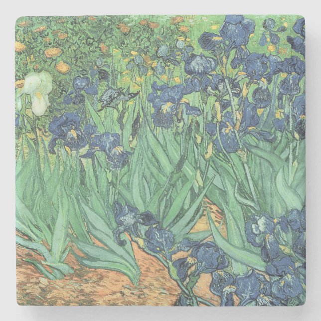 Dessous-de-verre En Pierre Vincent van Gogh | Irises, 1889 (Devant)