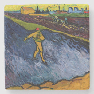 Dessous-de-verre En Pierre Vincent van Gogh - La Tour : périphérie d'Arles