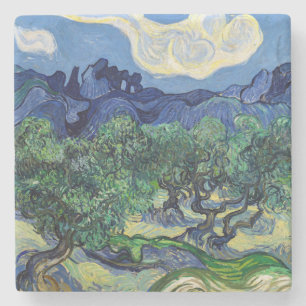 Dessous-de-verre En Pierre Vincent van Gogh - Oliviers aux Alpilles
