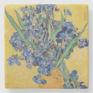 Dessous-de-verre En Pierre Vincent van Gogh - Vase avec Irises