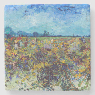 Dessous-de-verre En Pierre Vincent van Gogh - Vignoble vert