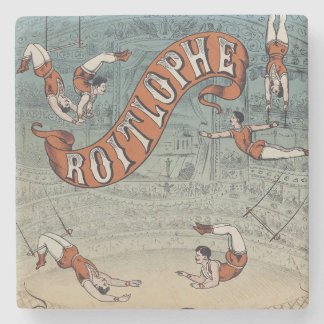 Dessous-de-verre En Pierre Vintage Victorian Circus 