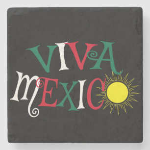 Dessous-de-verre En Pierre Viva Mexico
