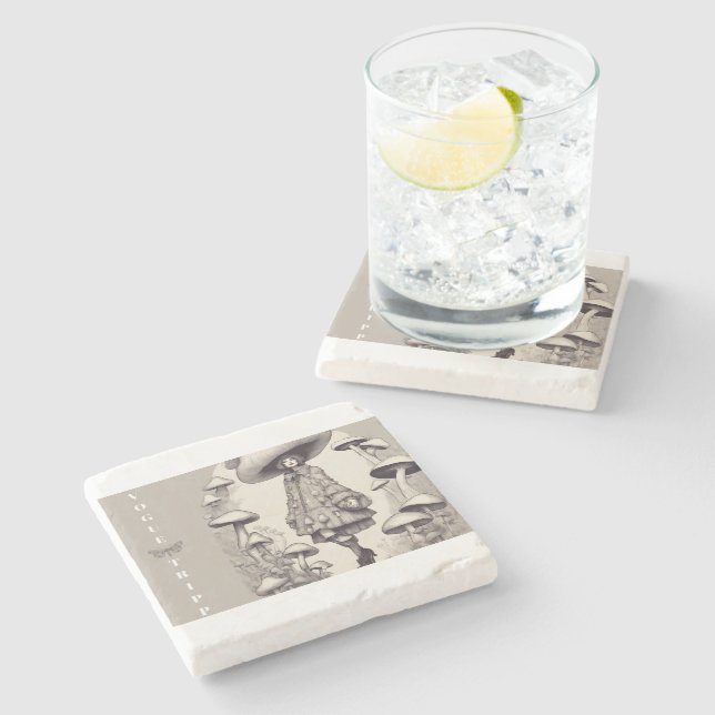 Dessous-de-verre En Pierre Vogue Tripp (Côté)
