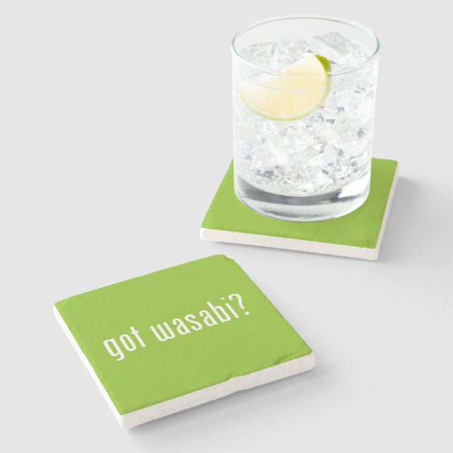 Dessous-de-verre En Pierre vous avez wasabi ? (Côté)