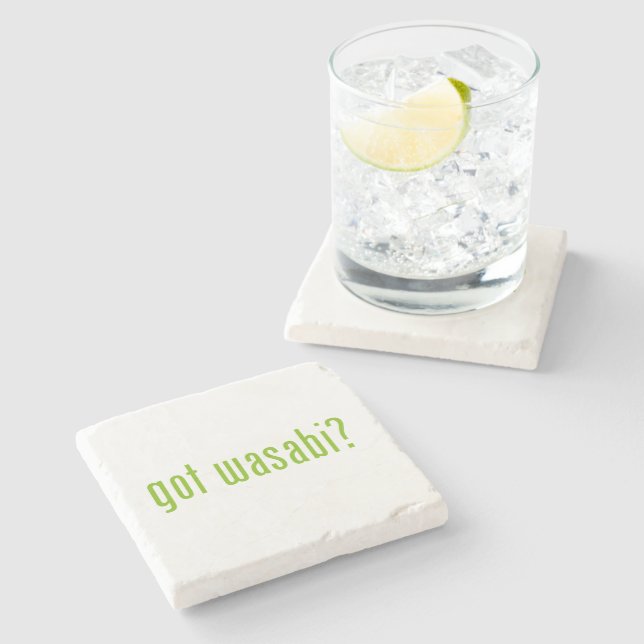 Dessous-de-verre En Pierre vous avez wasabi ? (Côté)