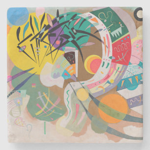 Dessous-de-verre En Pierre WASSILY KANDINSKY - Courbe dominante