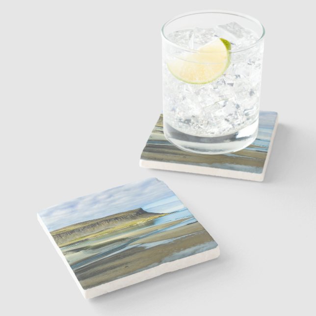 Dessous-de-verre En Pierre Westfjords, Islande (Côté)