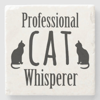 Dessous-de-verre En Pierre Whisperer de chat professionnel