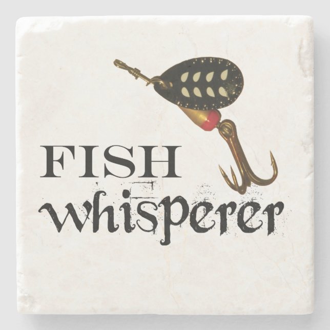 Dessous-de-verre En Pierre Whisperer de poisson (Devant)