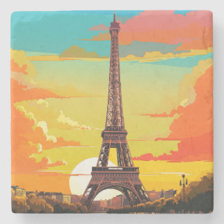 Dessous-de-verre En Pierre Whispers of Love Under the Eiffel #9