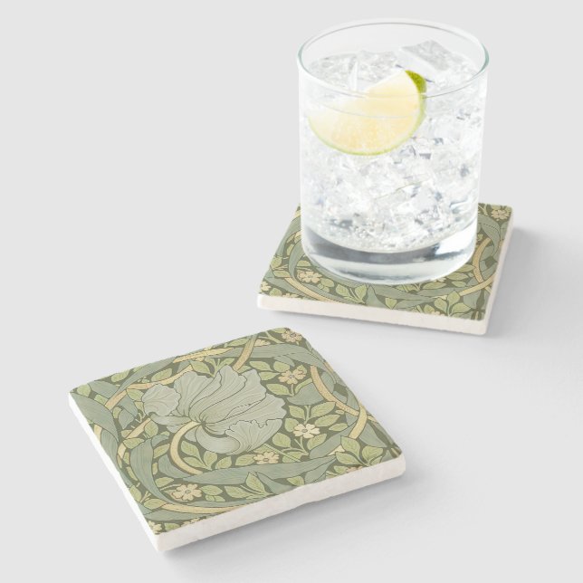 Dessous-de-verre En Pierre William Morris (Côté)