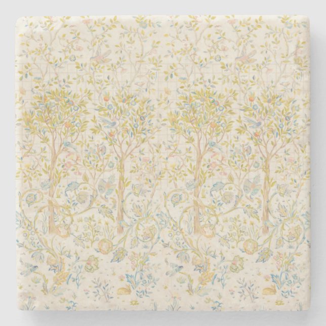 Dessous-de-verre En Pierre William Morris "Melsetter" 2 (Devant)