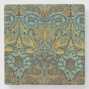 Dessous-de-verre En Pierre William Morris Peacock Dragon Fond d'écran