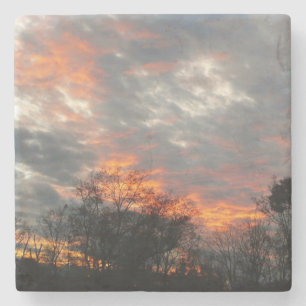 Dessous-de-verre En Pierre Winter Sunset Nature Paysage Photographie