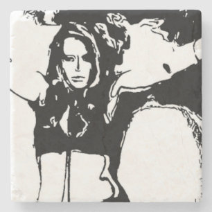 Dessous-de-verre En Pierre Witchy Woman