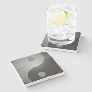 Dessous-de-verre En Pierre Yin Yang