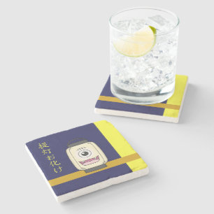 Dessous-de-verre En Pierre Yokai Chochin-obake (Fantôme de Lanterne Papier)