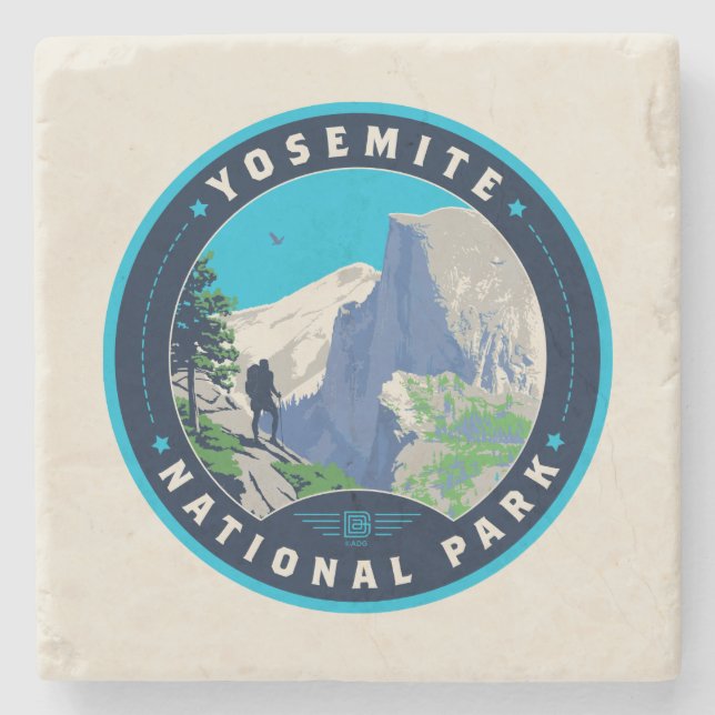 Dessous-de-verre En Pierre Yosemite National Park (Devant)