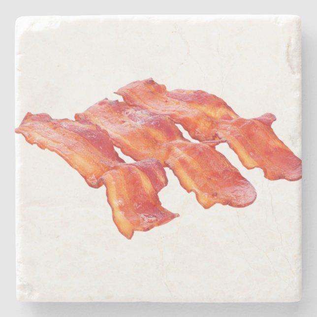 Dessous-de-verre En Pierre Yummy Bacon (Devant)