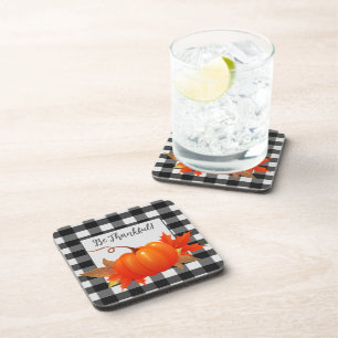 Dessous de verre en plastique de Thanksgiving Citr