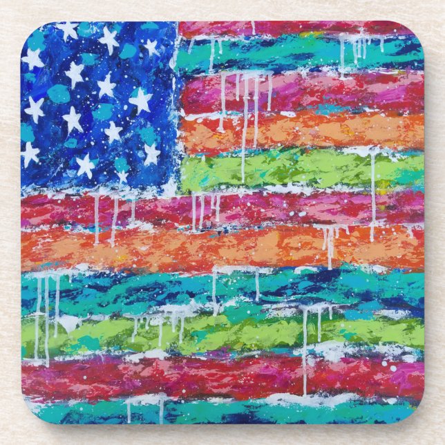 Dessous de verre en plastique dur (Devant)