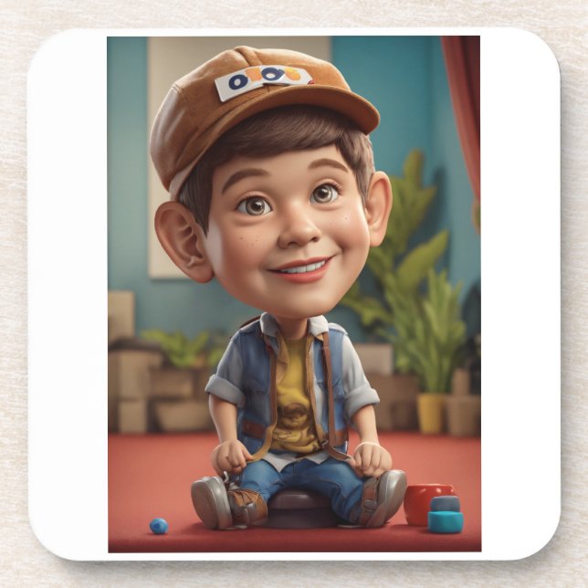 Dessous de verre en plastique dur (Devant)