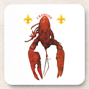 Dessous de verre en plastique dur à langouste