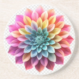 Dessous de verre En Plastique Dur Avec Design Flor