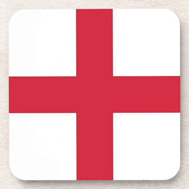 Dessous de verre en plastique dur avec drapeau d'A (Devant)