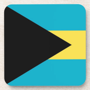 Dessous de verre en plastique dur avec drapeau des