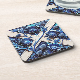 Dessous de verre en plastique dur avec technologie