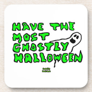 Dessous de verre en plastique dur de l'Halloween G