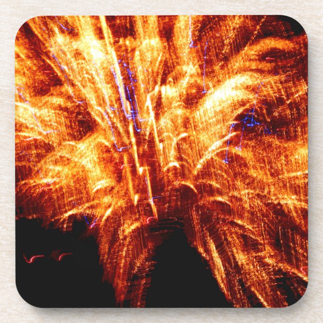 Dessous de verre en plastique Firework (Devant)
