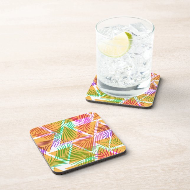 Dessous de verre en plastique Palmes tropicales Im (Côté Droit)