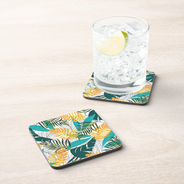Dessous de verre en plastique Palmes tropicales Im (Côté Droit)