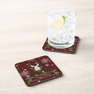 Dessous de verre en plastique Red Reindeer