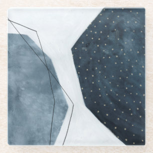 Dessous-de-verre En Verre Abstraction adjacente
