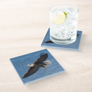 Dessous-de-verre En Verre Aigle royal en vol