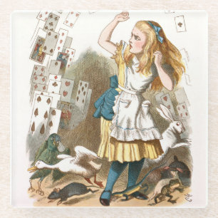 Dessous-de-verre En Verre Alice Au Pays Des Merveilles