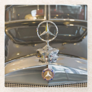 Dessous-de-verre En Verre Allemagne, Bade-Wurtemberg, Stuttgart. Mercedes