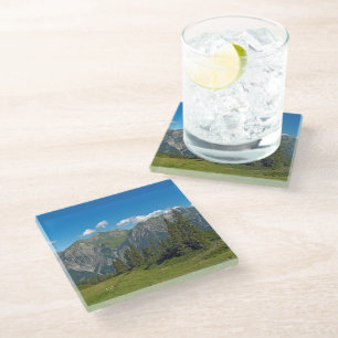 Dessous-de-verre En Verre Alpes Autrichiennes En Été