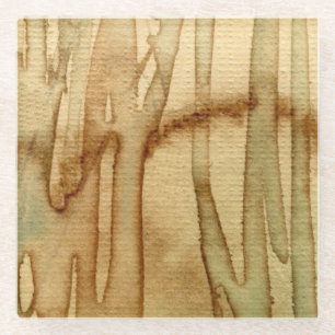 Dessous-de-verre En Verre Aquarelle artistique 2 d'arrière - plan