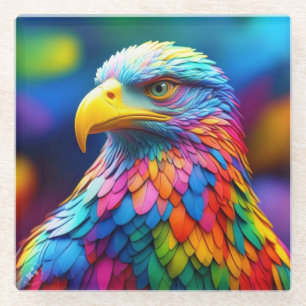 Dessous-de-verre En Verre Arc-en-ciel Aigle-654568