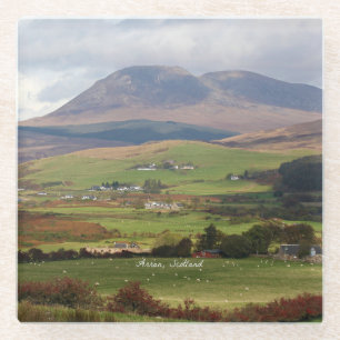 Dessous-de-verre En Verre Arran, Écosse Paysage pittoresque