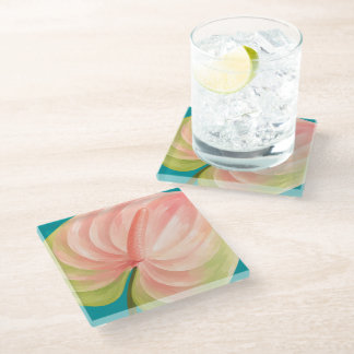 Dessous-de-verre En Verre Art hawaïen beau