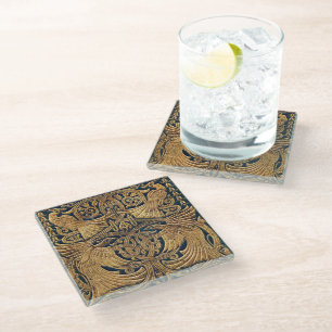 Dessous-de-verre En Verre Art Nouveau Tennyson