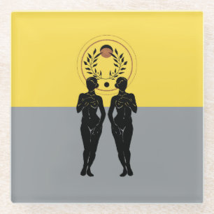 Dessous-de-verre En Verre Astra Feminine