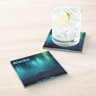 Dessous-de-verre En Verre Aurora Borealis