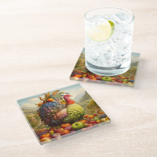 Dessous-de-verre En Verre Automne Turquie - 38